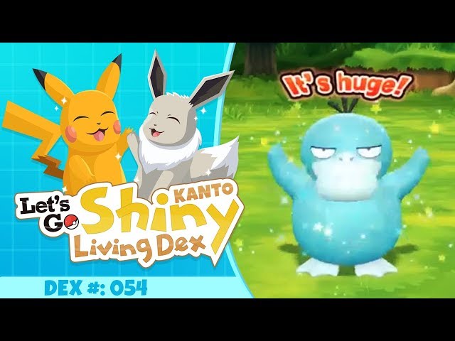 OCEAN MAN! SHINY PSYDUCK! | Pokemon Let's GO Pikachu and Eevee (Kanto Shiny Living Dex #54)