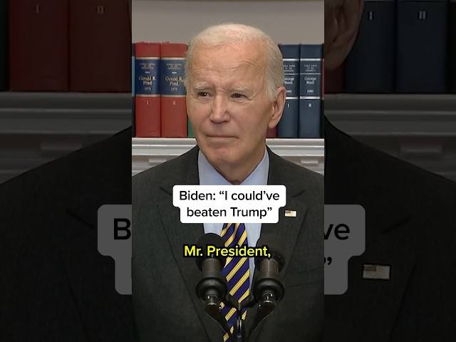 Biden: 'I could've beaten Trump'