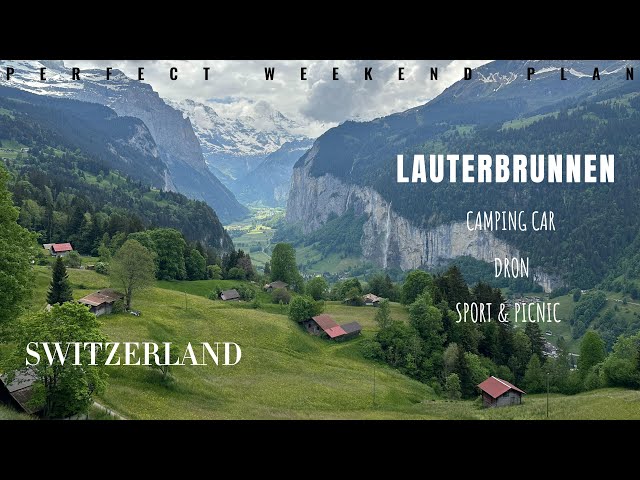 4K LAUTERBRUNNEN by CAMPING CAR / SWITZERLAND🇨🇭