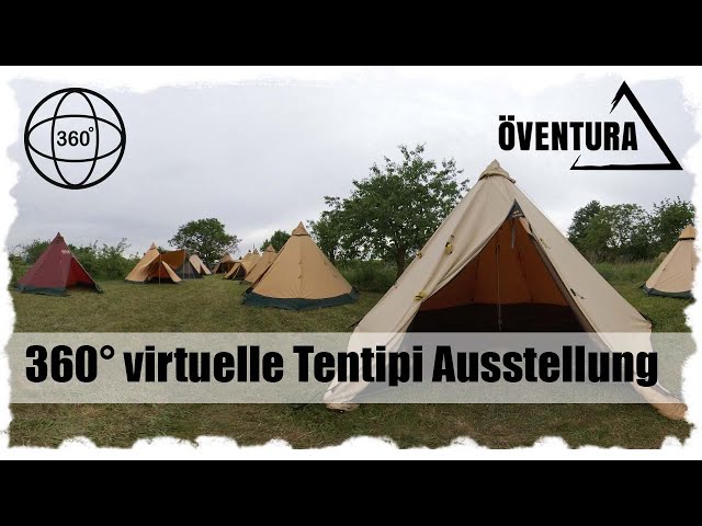 360 ° tour of a Tentipi exhibition - almost all models and accessories