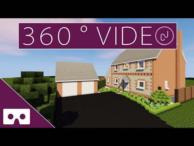 Building My Real Front Garden In Minecraft 360° VR