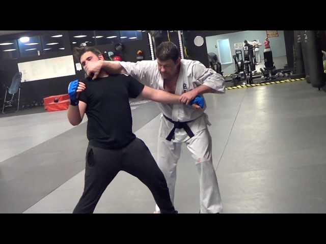 Sambo/Aikido/Systema Takedown vsJab! Steven Seagal Salute defense!