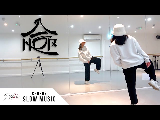 Stray Kids - 'Walkin on Water' - Dance Tutorial - SLOW MUSIC + MIRROR (Chorus)