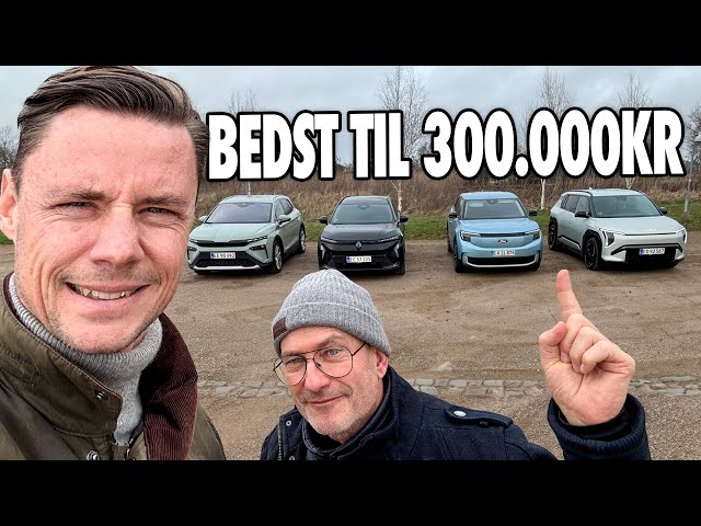 STORTEST: Skoda Elroq, Ford Explorer, Kia EV3 og Renault Scenic slås om at være BEDSTE til 300.000kr