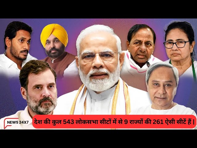 261 लोकसभा सीटों पर त्रिकोणीय मुकाबला #news #shortvideo #bjp #congress #rjd #tmc #sapa