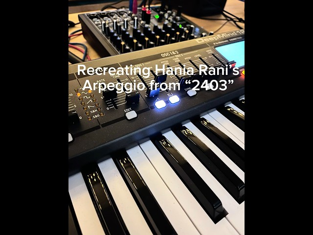 Recreating Hania Rani's Arpeggio from "24.03" on a Deepmind12