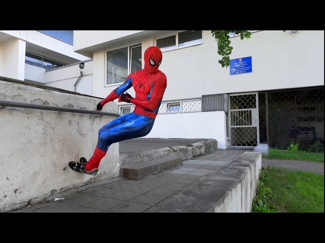 Amazing jumps from Spider-Man Parkour