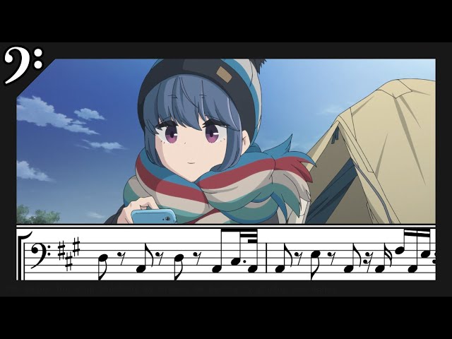 Yuru Camp Season 2 - A Taste of Solo Camping [Bass Tabs/Sheet]