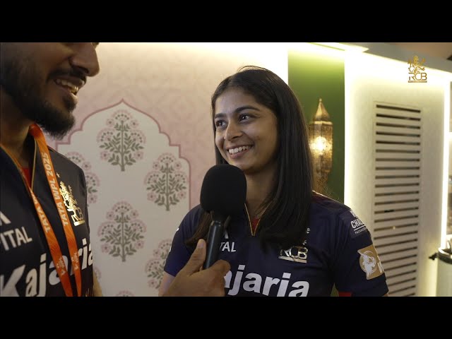 Shreyanka Patil in the house for RCB vs UP Warriorz | WPL 2025