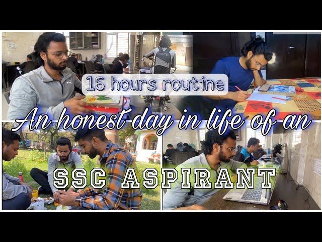 A DAY IN THE LIFE OF SSC ASPIRANT | CGL 2022 📚 |A Full Day Study Vlog | 12 Hours Study Plan 🔥