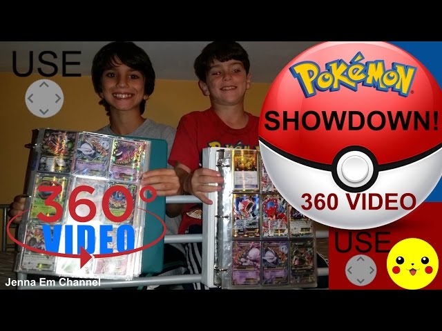 Best Pokemon Cards Showdown in 360 Video! Jenna Em 360° Degree