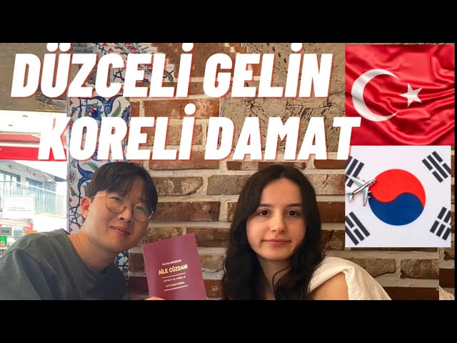 DÜZCE’DE BAŞLAYAN AŞK  KORE’DE NİKAHLA SONLANDI