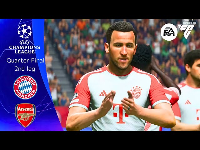 FC 24 | FC Bayern München vs. Arsenal | Champions League Quarter Final 2nd leg [PS5]