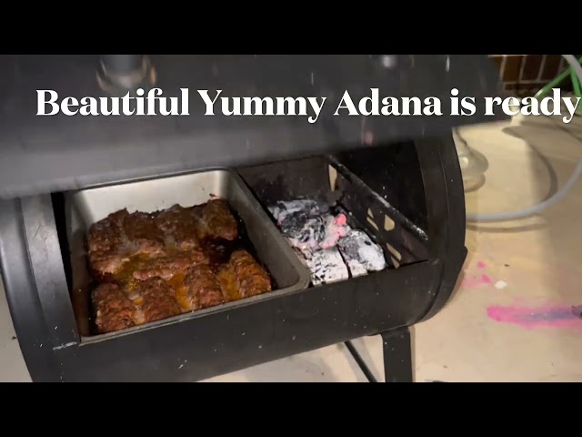 Adana Kebab - Baked in Charcoal- Turkish Kebab. ادانا کباب