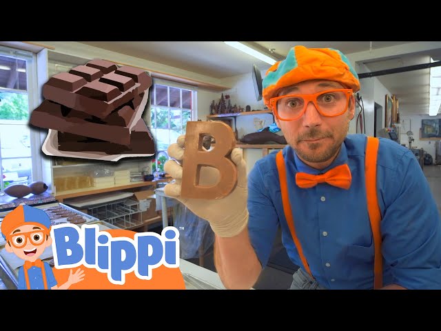 Blippi Visits A Chocolate Factory | Educational Videos For Kids