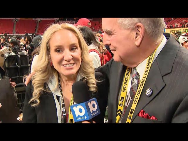 Ryan Day's wife Nina reacts to Ohio State national championship win