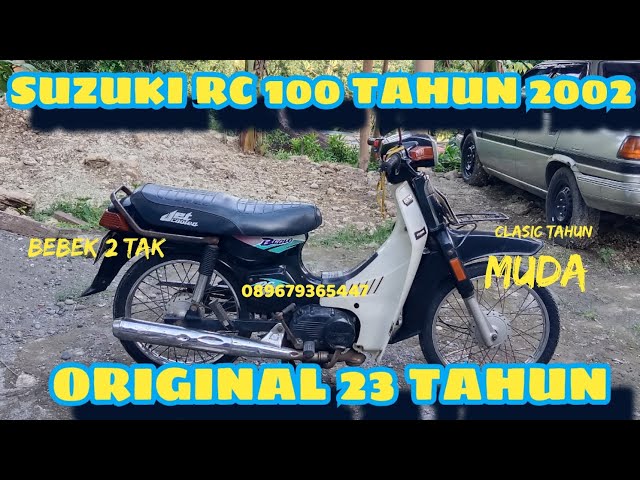 SUZUKI RC 100 TAHUN 2002 ORIGINAL 😍