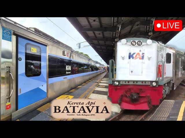 🔴 PERJALANAN PERDANA KERETA API BATAVIA JAKARTA JOGJA SOLO !! Naik KA Batavia Terbaru GAPEKA 2025 !