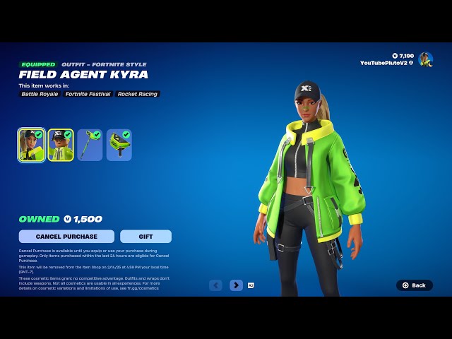 NEW FIELD AGENT KYRA SKIN! Fortnite Item Shop Today [February 11th, 2025]