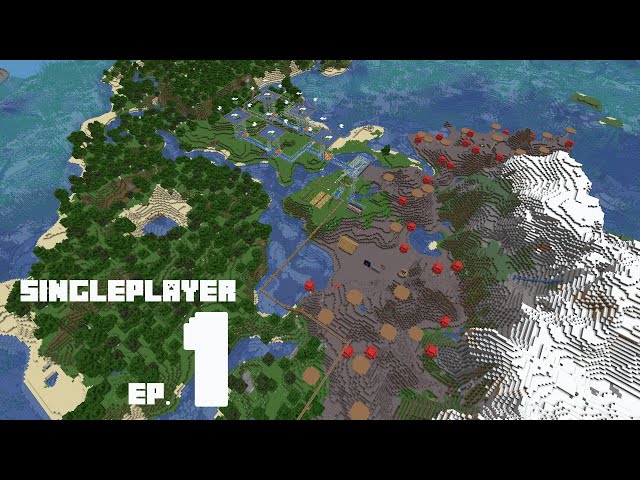 The beginning of a new technical adventure || Minecraft Singleplayer Survival  Episode 1