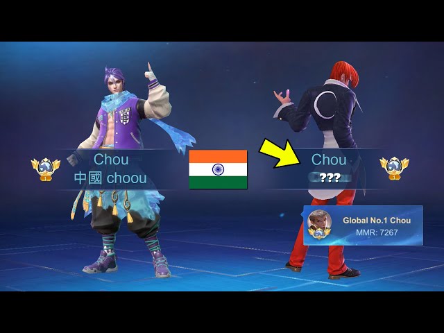 I PLAY MLBB IN INDIA SERVER AND MET THIS TOP 1 GLOBAL INDIAN CHOU!! (easy server?) - Mobile Legends