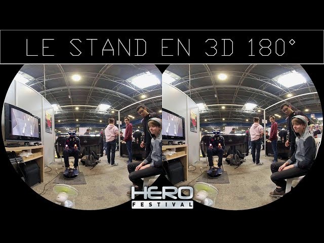 3D/180° : Hero Festival Grenoble (Stand VR Singe) & Ma Salle de Jeu en VR | Compatible PSVR