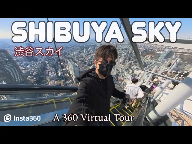 Shibuya Sky in 360° VR Tour (Insta360 X3) [4K] #渋谷スカイ