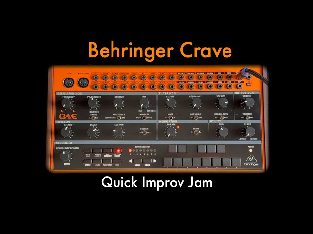 Behringer Crave // Quick Improvised Live Jam