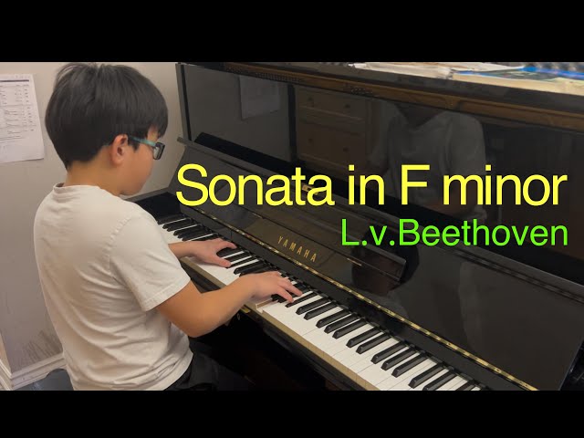 Sonata in F minor, WoO 47, no.2 1st mvt by L.v.Beethoven (RCM Lv.9)