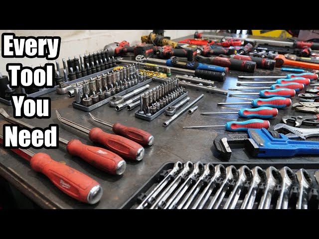 Every Single Tool You Need To Start Working On Cars! *Full List*