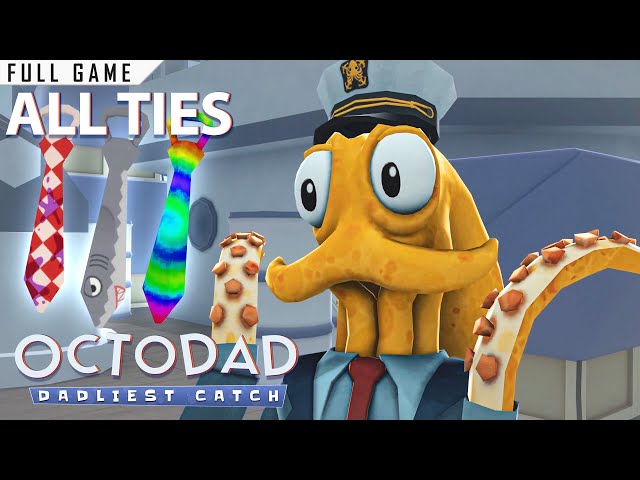 Octodad: Dadliest Catch | PC | Full Game [All Ties, Main Story & Shorts, 4K 60ᶠᵖˢ]