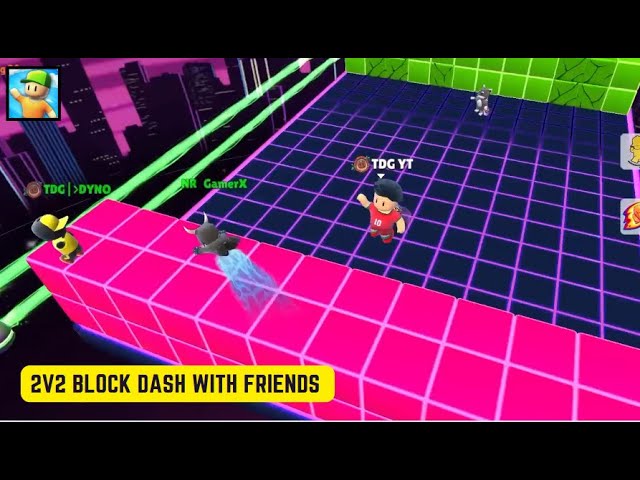 2V2 Block Dash with Pro Friends