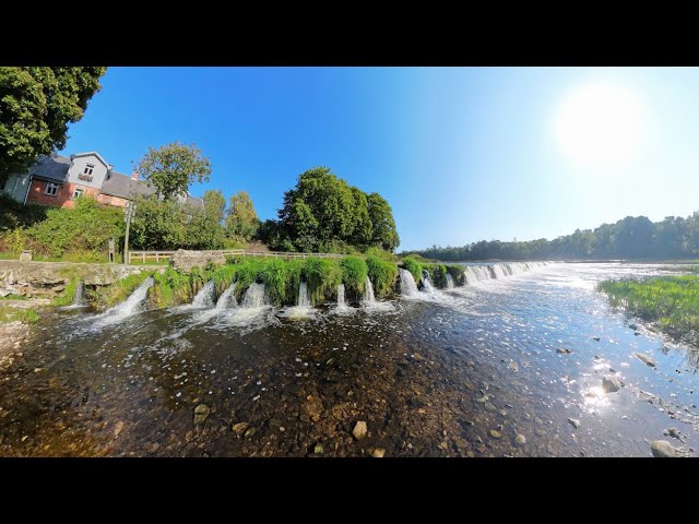 🇱🇻360°Kuldīga, Latvia: Venta waterfall 拉脫維亞 庫爾迪加 文塔瀑布 Ventas Rumba