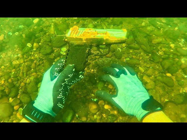 I Found a Gun Underwater While Scuba Diving! (CALLED POLICE)