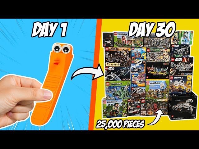 I Built a LEGO Set EVERY DAY for 30 Days...