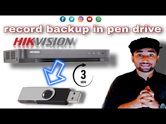 hikvison record backup in pendrive | hikvison file backup to pendrive |