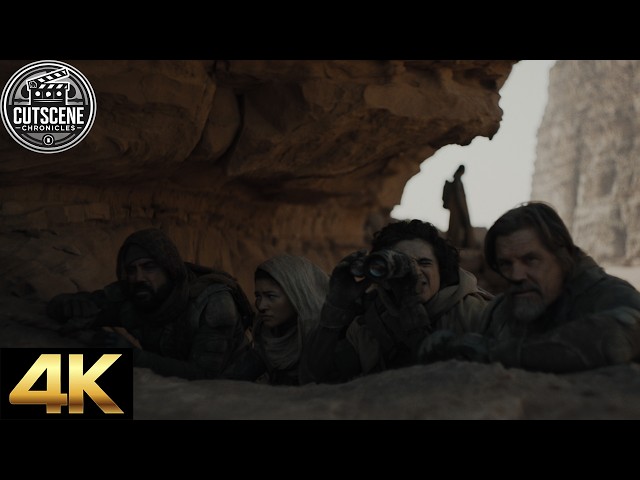 [4K UHD] Gurney Leads Paul and Fremen to Atomic Warheads CUTSCENE | DUNE Part Two (2024)