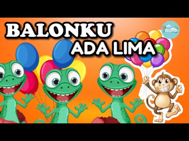 Balonku Ada Lima- Lagu Anak Anak - Lagu Anak Indonesia Populer // RORO  KIDS