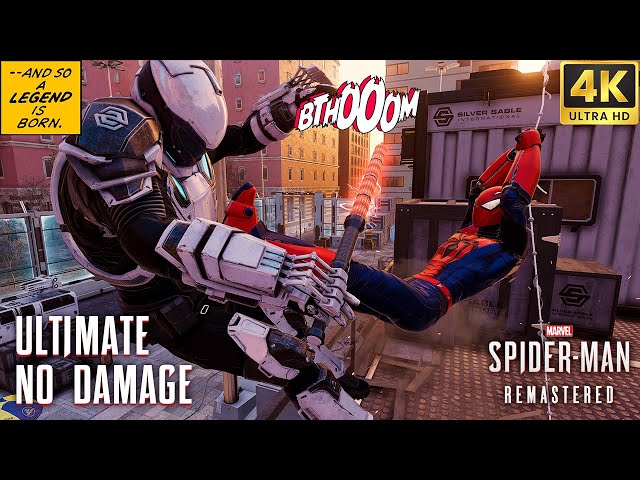 Marvel's Spider-Man Remastered - Aggressive & Stealth Gameplay (Ultimate, No Damage) 4K60FPS