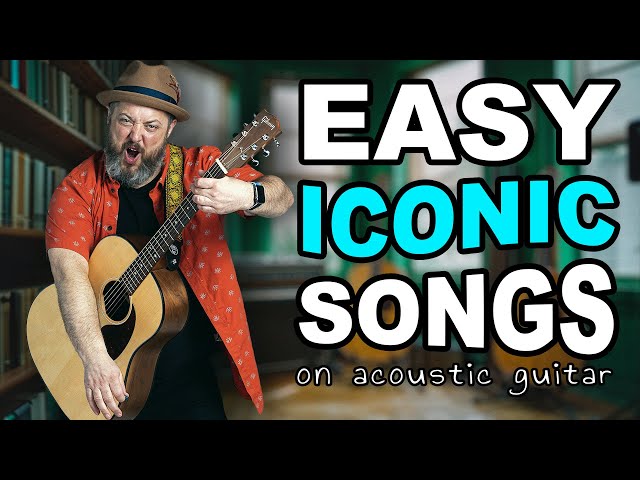 (5) Five Super Easy Beginner Acoustic Songs for Guitar