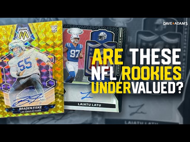 ARE 2024 ROOKIES UNDERVALUED? | Dave & Adam's Top 5: Undervalued 2024/25 Rookie Football Cards