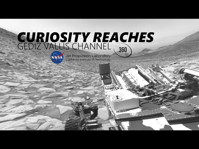 Explore Mars’ Gediz Vallis Channel With NASA’s Curiosity Rover (360 View)