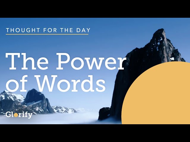 Day 6 - Disconnection: The Power Of Words - Glorify App