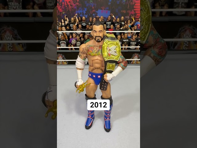 CM Punk WWE Action Figure Evolution!