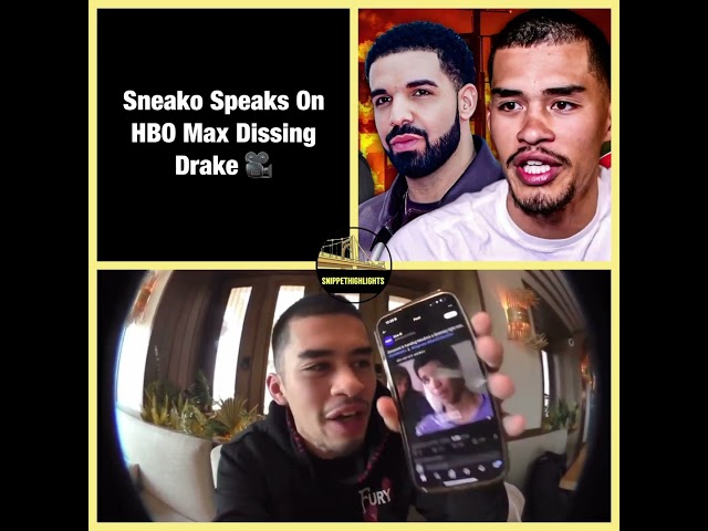 Sneako Speaks On HBO Max Dissing Drake 🎥 #shorts