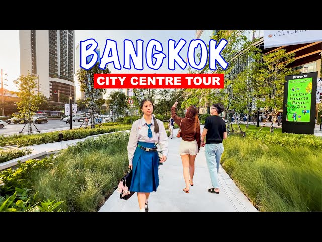 🇹🇭 4K HDR - Bangkok City Centre Tour | Strolling Around Bangkok Luxury Paradise👍😄