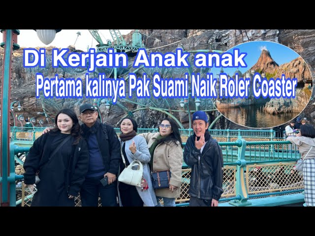 Aku Yang Shock Dikerjain Anak anak Pak Suami Pertama kali Naik Roller Coaster Dianya Malah Suka