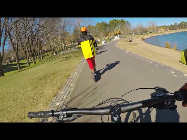 Cycling Along Lake Burley Griffin | Canberra