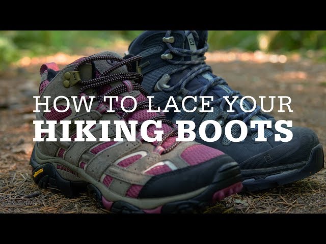 How to Lace Hiking Boots