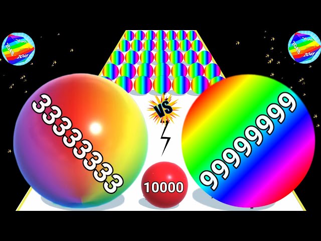 🏀Ball run infinity vs man runner 2048 Max Level Up 2048 Balls Gameplay